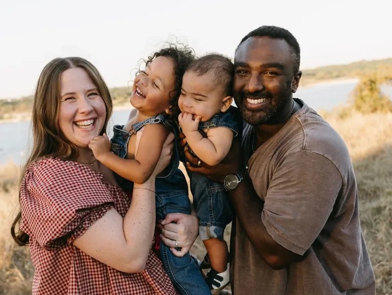 A family served by Bedrock Ministries